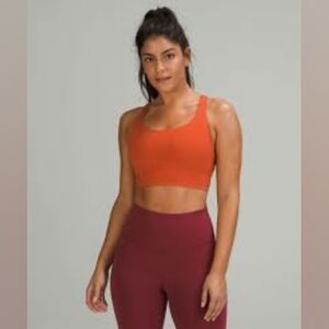LIKE 🆕 | LULULEMON ENERGY BRA LONGLINE CAYENNE COLOR with PRINTS ✨